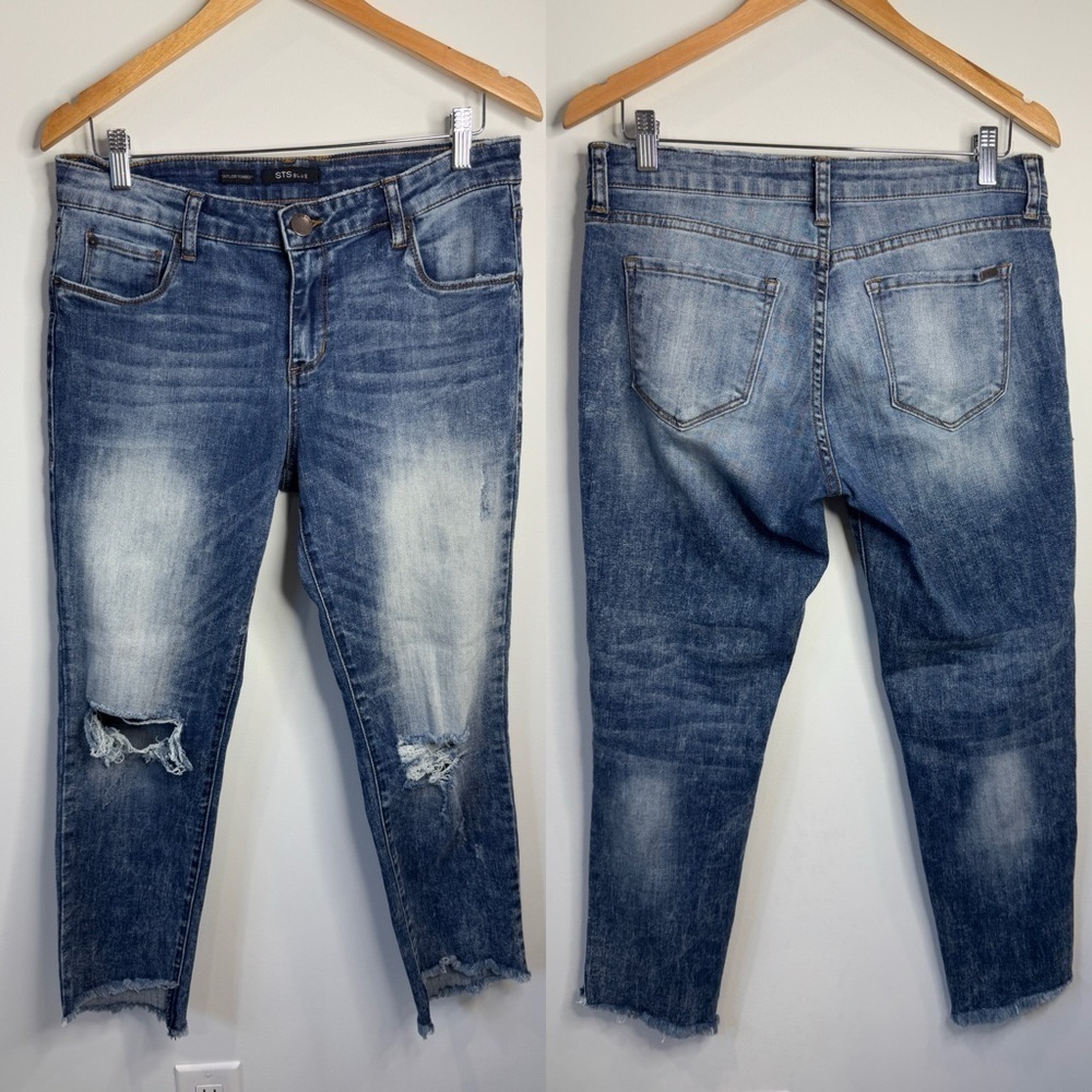 STS Taylor Tomboy Distressed Raw Hem Women’s Jeans (28)